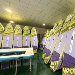 ซัพพองลมแบบพับได้ขนาด 11'6''x35''x6'' รุ่นใหม่ปี 2026 สำหรับเช่าพักผ่อนริมชายฝั่ง พร้อมปั๊มลม กระดานโต้คลื่นสำหรับครอบครัว เล่นน้ำ - Product Image 1