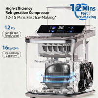 Petits appareils électroménagers pour le refroidissement, machine à glaçons entièrement automatique avec fonction de réservation pour usage domestique et commercial