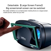 Casque audio-vidéo professionnel à succès, lunettes de réalité virtuelle 3D originales en ABS certifiées CE pour écrans de 5 à 7 pouces