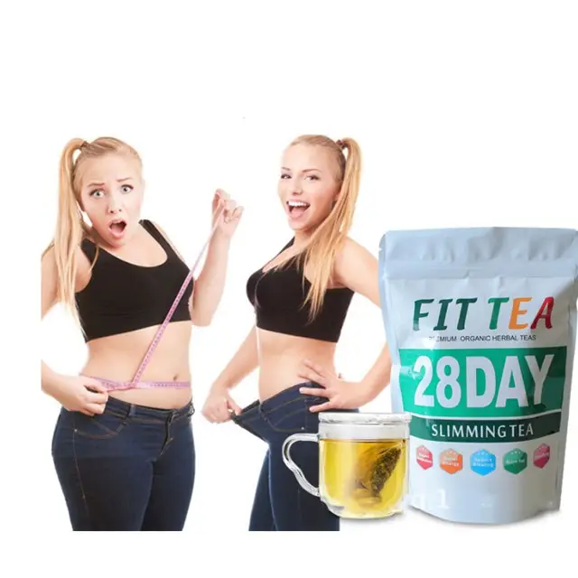 Customized Unisex Flat Tummy Slimming Tea Detox Fat Burner Tea Packed in 14/28 days