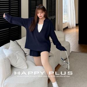 Luna Sky Suéter con cuello en V para mujer, talla grande, color negro, fibra acrílica, top de punto con capucha N9332 - Product Image 5