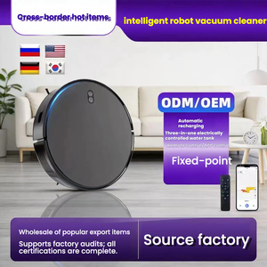 Robot Aspirador 5 en 1 para Limpieza del Hogar, Venta al por Mayor de Fábrica, Funciones Húmedas/Secas, Motor sin Escobillas, Filtro HEPA - Product Image 1