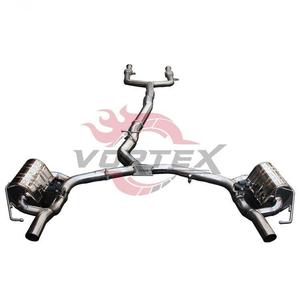 Système d'échappement sport Vortex Valvetronic Catback en acier inoxydable poli miroir pour Mercedes-Benz AMG C43 W205 2016-2023 2 portes haut de gamme - Product Image 1