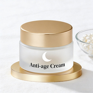 Wholesale High-end Cosmetic Glass Jars for 100g <b>Cream</b> 50g Inner Container Facial Eye <b>Cream</b> Glass Individual Packaging Jars - Product Image 2