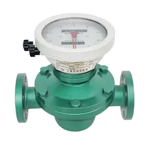 High Accuracy Digital Ogm Mechanical Electronic Diesel Oval Gear Flow Meter With Pulse