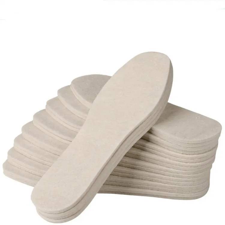 Feltro de Lã Palmilha de Sapato Palmilhas Confortáveis eco À Prova D' Água/100% Palmilha de Calçados de Segurança Novo Design Artesanal de Feltro de Lã Real