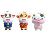 Vaches mignonnes clés USB 64 Go dessin animé taureau clé USB 32 Go cadeaux créatifs pour enfants clé USB clé gratuite