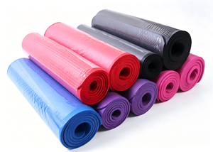 YINGUAN - Tapete de Yoga Ecológico de Goma Elástica de Alta Densidad, Tapete de Fitness, Tapete de Ejercicio, Cojín de Pilates, Lavable, Plegable, Duradero - Product Image 5