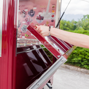 Xe Đẩy Xúc Xích Kem Nhà Bếp Di Động Ngoài Trời Thiết Kế Cổ Điển Xe Đẩy Thức Ăn Xe Tải Thực Phẩm Retro Chạy Điện Piaggio Ape - Product Image 4