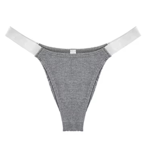 Tanga de mujer de cintura baja con diamantes de imitación, lencería, braguita, ropa interior femenina - Product Image 1
