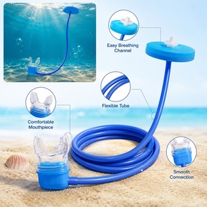 Tube respiratoire <span class=keywords><strong>de</strong></span> plongée entièrement étanche 1m 2m 4m <span class=keywords><strong>de</strong></span> long, respirateur <span class=keywords><strong>de</strong></span> natation pour adultes hommes femmes, équipement <span class=keywords><strong>de</strong></span> plongée en apnée et <span class=keywords><strong>de</strong></span> plongée sous-marine flottant - Product Image 5