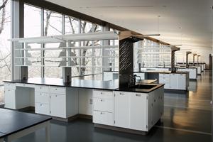 Piano di lavoro in ceramica da tavolo in acciaio da laboratorio mobili da laboratorio banco da lavoro con cappa chimica CE - Product Image 3