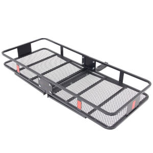 Nuevo portaequipajes de acero al carbono montado en <span class=keywords><strong>enganche</strong></span> para techo de bicicleta caja de carga 500LB carga útil máxima - Product Image 2