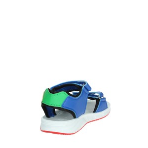 Sandali con tacco basso blu Mb001485 - Product Image 3