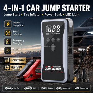 Arrancador de Coches S3 Factory 1000A 12V 45W con Carga Rápida, Pantalla Digital, Luz LED, Banco de Energía Tipo-C/USB, a Prueba de Chispas - Product Image 5