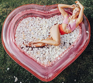 <span class=keywords><strong>Piscine</strong></span> d'eau gonflable en forme de cœur <span class=keywords><strong>pour</strong></span> couples, demande en mariage, saint-valentin, anniversaires - Product Image 6