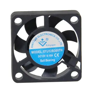 3007 micro brushless cooling fan 5V 12V 30x30x7 Raspberry PI dc axial cooling fan high rotation rate 3 pin PWM/FG/RD 13000 rpm