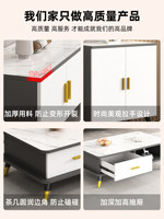 Venta Directa de Fábrica: Mueble de TV Moderno y Minimalista, Combinación con Mesa de Centro, Mueble de Salón de Lujo Ligero
