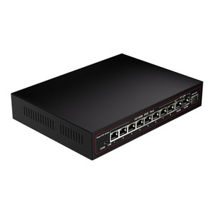 Switch PoE a 8 Porte 10/100Mbps con 2 Uplink Gigabit, 1 Slot SFP, 30W, 8 Porte PoE IEEE 802.3af/at, Custodia in Metallo - Product Image 3