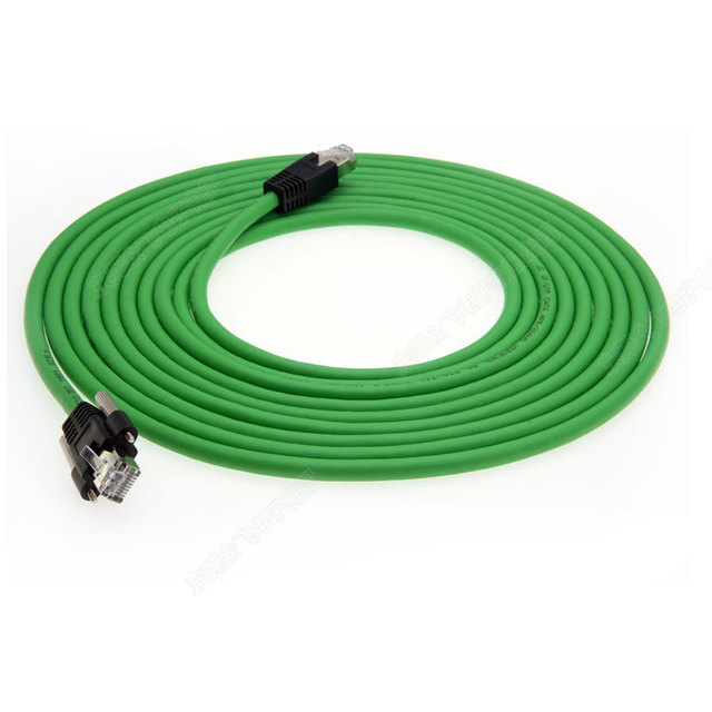 High Flexibility Gigabit Ethernet Shielded Cable Industrial Camera CCD Copper Drag Chain Resistant Wires Cables Cable Assemblies
