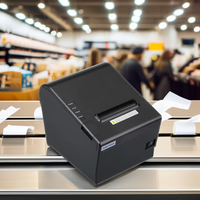250mm/s kecepatan tinggi 80mm USB tiket Ethernet POS Mini POS termal Printer penerimaan untuk restoran kasir Supermarket