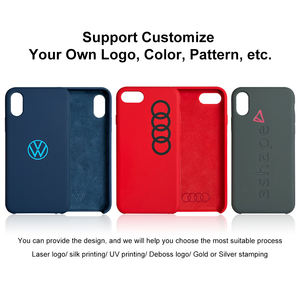 Funda de teléfono de silicona líquida en blanco con estampado de logotipo personalizado de lujo TENCHEN para IPhone para Samsung funda de teléfono de silicona - Product Image 2