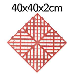 Alfombrilla de goma de piso entrelazado de venta de fábrica Piso de garaje modular - Product Image 2