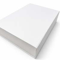 Boîte cadeau magnétique pliable avec impression, finition mate blanche, pour emballage cadeau de marque de thé, vente en gros, directement de l'usine, OEM