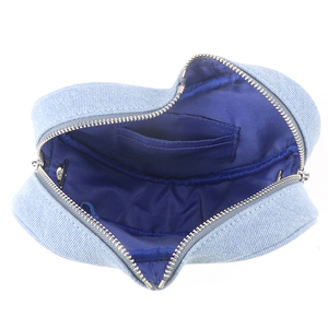 Bolso Bandolera de Mezclilla con Logotipo Bordado en Forma de Corazón, Estilo Bohemio Retro, con Correa para el Hombro, para Mujer, Venta al Por Mayor - Product Image 6