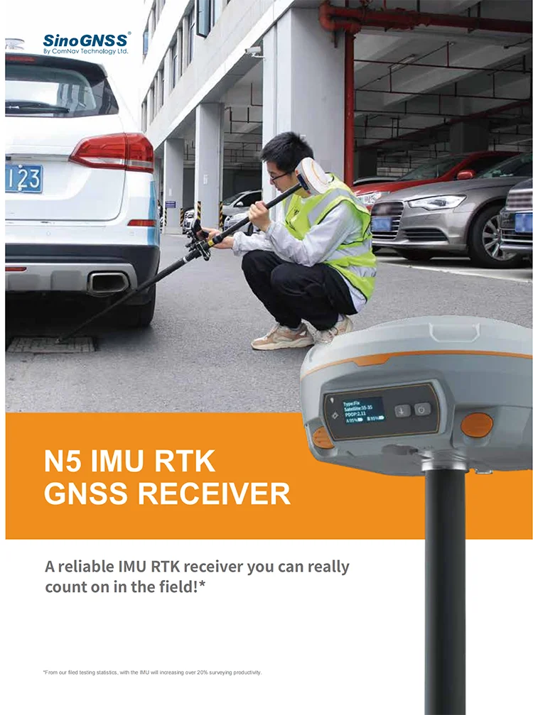 Instrument bon marché sino N5 GPS RTK sino/de Comnav mesure d'instruments d'enquête