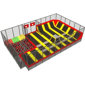 상업용 점프 트램폴린 실내 트램폴린 공원 장비 어린이와 성인을위한 번지 트램폴린 공원 - Product Image 6