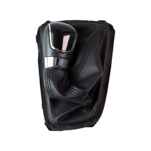 Ford Focus Mk3 Car Gear <b>Shift</b> <b>Knob</b> Leather Black Silver 5 6 Speed Ergonomic Design - Product Image 2