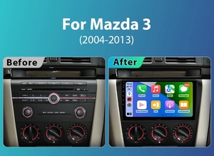 9 "/10" sistem <span class=keywords><strong>Android</strong></span> IPS Display mobil nirkabel Play <span class=keywords><strong>Android</strong></span> Auto RDS ASP 4G WIFI GPS Media mobil Stereo untuk Mazda 3 2003-2012 - Product Image 6