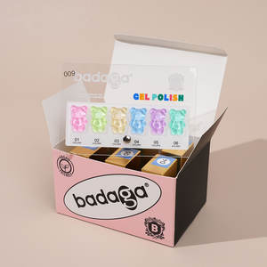 Badaga 6 Couleurs <span class=keywords><strong>Vernis</strong></span> À Ongles Gel 8ml Vente En Gros Marque Privée <span class=keywords><strong>Semi</strong></span>-<span class=keywords><strong>Permanent</strong></span> Ensemble De <span class=keywords><strong>Vernis</strong></span> À Ongles Gel UV De Haute Qualité - Product Image 2
