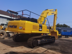Excavatrice hydraulique Komatsu PC400-8 d'occasion pas chère, importée du Japon, grande pelle pour la construction routière et les projets miniers - Product Image 4