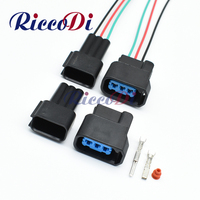 1 ensemble de connecteurs de fil de bobine d'allumage 3 broches mâle-femelle 6189-0728 K-Series S2000 pour Honda, prise étanche automobile