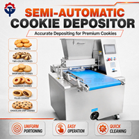Machine à biscuits électrique semi-automatique de table TG Commercia à haute productivité avec écran tactile en acier inoxydable 304