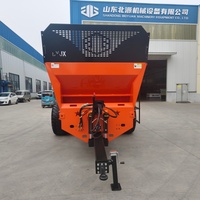 Pompe à fumier verticale tout-terrain à broyeur à fléaux |   Pneus de flottation pour essieux lourds |   Largeur de couverture de 8 à 15 m |   Fonctionne avec Muddy Fields PTO