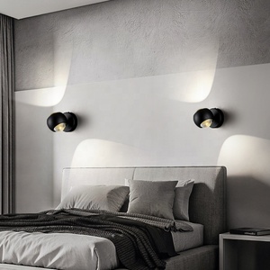 Hiện Đại Bắc Âu nhôm tường chiếu sáng lịch thi đấu 6W Pha Lê Tường scone lên và xuống dẫn đèn tường cho phòng ngủ cạnh giường ngủ TV nền - Product Image 2