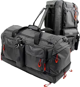 3英寸1大号运动训练背包XXL轻质旅行行李袋75L黑色跆拳道背包