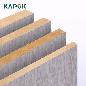 ألواح ألياف متوسطة الكثافة (<span class=keywords><strong>MDF</strong></span>) مغطاة بالميلامين بنقش خشبي مزدوج الجانب، متوفرة بألوان وسماكات مخصصة، مقاس 4*8 بسماكة 16 مم و18 مم - Product Image 2