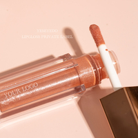 Emballage de tubes de gloss à lèvres personnalisés en marque privée, contenants, gloss à lèvres vegan mat, brillant, nude, huile à lèvres transparente