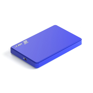 Boîtier de disque dur externe mobile 2,5 pouces USB 3.1 Type-C, lecteur SSD 4 To, en plastique bleu, moulage exclusif, fabriqué en Chine, en stock - Product Image 2