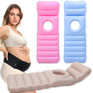 Gran oferta, cómodo colchón de agua inflable en forma de O <span class=keywords><strong>para</strong></span> mujeres <span class=keywords><strong>embarazadas</strong></span>, cama flotante de verano, diseño cóncavo-convexo - Product Image 2