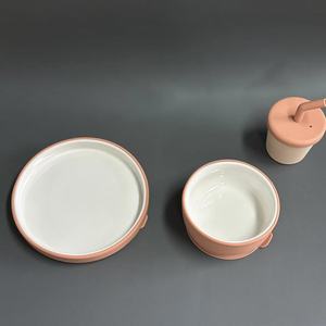 Vaisselle à manger en céramique ronde réutilisable micro-ondes plaque de couverture en <span class=keywords><strong>silicone</strong></span> pour adultes et enfants - Product Image 4