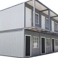 Maison préfabriquée en acier galvanisé ignifuge, imperméable, coupe-vent et insonorisée, en kit, à faible coût, pour la construction scolaire