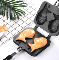 Gaufre de gâteau Taiyaki faisant la machine 220V bon état de haute qualité à vendre prix bon marché