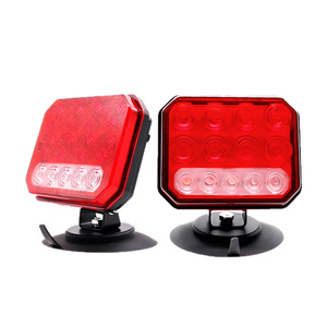 Nouveau tout <span class=keywords><strong>sans</strong></span> <span class=keywords><strong>fil</strong></span> magnétique 4-en-1 LED stroboscopique <span class=keywords><strong>remorque</strong></span> lumière frein/queue/<span class=keywords><strong>clignotant</strong></span> 2 méthodes d'installation 36W 6V pour camions - Product Image 2