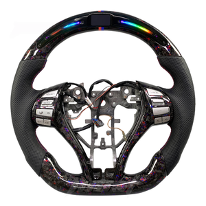Volant personnalisé stylisé en fibre de carbone pour Nissan Teana 2013-2018 Altima <span class=keywords><strong>SR</strong></span> X-Trail, prend en charge l'affichage LED du régime moteur - Product Image 1