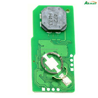 Llave Inteligente Universal para Automóvil CK TOM Series TOM-O-11 4D con 3 Botones para Crown/Yaris (0030 Soporte de Plástico para Placa)